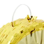 Juvale (17 x 11 x 3 In) Small Gold Foil Number 8 Pinata