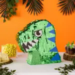 Blue Panda (Small, 11.7 x 3.0 x 15.7 In) Dinosaur Pinata for Boys Birthday