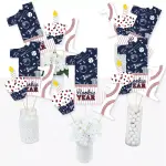 Big Dot of Happiness15-Set 1st Birthday Batter Up - Baseball Centerpiece Sticks!