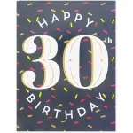 Sparkle and Bash 12-Piece 30th Birthday Party Supplies