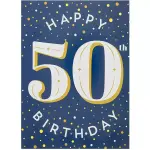 Sparkle and Bash 12-Piece 50th Birthday Party Supplies