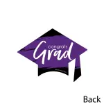 Big Dot of Happiness 20-Set Purple Graduation