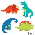 Big Dot of Happiness20-Set Roar Dinosaur Party Essential Kit - DIY Shaped Cut-Outs