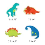 Big Dot of Happiness20-Set Roar Dinosaur Party Essential Kit - DIY Shaped Cut-Outs