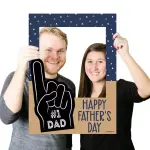 Big Dot of Happiness My Dad is Rad - Father's Day Selfie Photo Booth Picture - Printed Sturdy Material