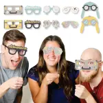 Big Dot of Happiness 10-Count World Awaits Glasses & Masks Photo Booth Props Kit