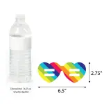 Big Dot of Happiness 10-Count Love is Love - Pride Glasses Photo Booth Props Kit