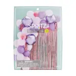 Spritz54-Count Large Balloons Arch with Backdrop Pink/Purple/Lavender