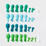 Spritz73 pcs Large Balloon Garland/Arch Green/Blu