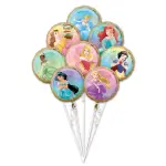 Anagram8-Pack Princess Once Upon a Time Balloon Bouquet