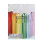 Spritz39 Pcs Rainbow Tiered Backdrop with Balloon Garland