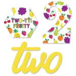 Big Dot of Happiness 24-Count 2nd Birthday TWO-tti Fruity Shaped Cut Outs