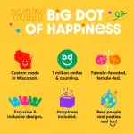 Big Dot of Happiness24-Count Gnome Birthday Shaped Cut Outs