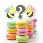 Big Dot of Happiness24-Count What Will It Bee? - DIY Shaped Gender Reveal Cut-Outs