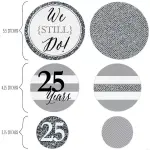 Big Dot of Happiness 27-Count We Still Do - 25th Wedding Anniversary Giant Circle Confetti