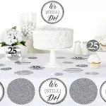 Big Dot of Happiness 27-Count We Still Do - 25th Wedding Anniversary Giant Circle Confetti