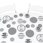 Big Dot of Happiness 27-Count We Still Do - 25th Wedding Anniversary Giant Circle Confetti