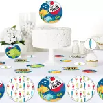 Big Dot of Happiness 27-Count Let's Go Fishing Giant Circle Confetti