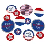 Big Dot of Happiness 27-Count 4th of July Party Giant Circle Confetti