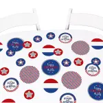 Big Dot of Happiness 27-Count 4th of July Party Giant Circle Confetti