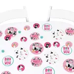 Big Dot of Happiness 27-Count Pawty Like a Puppy Girl - Giant Circle Confetti