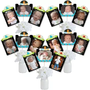 Big Dot of Happiness 15-Piece Monster Bash Photo Table Toppers