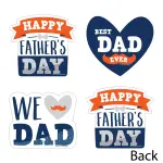 Big Dot of Happiness 20-Set Happy Father's Day - Decorations DIY We Love Dad Party Essentials