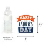 Big Dot of Happiness 20-Set Happy Father's Day - Decorations DIY We Love Dad Party Essentials