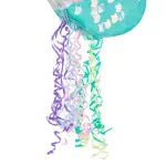 Blue Panda (16.5x13x3 in) - Pull String Unicorn Mermaid Pinata Birthday Decorations