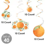 Big Dot of Happiness 40-Set Little Clementine -