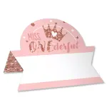 Big Dot of Happiness 24-Set 1st Birthday Little Miss Onederful Place Cards