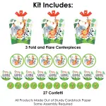 Big Dot of Happiness 30-Count Jungle Party Animals