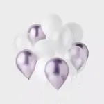 Spritz20-Count Purple Chrome Balloons