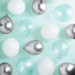 Spritz20-Count Silver Chrome Balloons