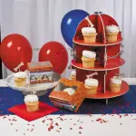 Fun Express Fire Hydrant 3 tiers Cupcake/Dessert Holder