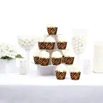 Big Dot of Happiness 12-Set Party Cupcake Wrappers Tiger Print