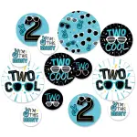 Big Dot of Happiness 27-Count Two Cool - Boy Giant Circle Confetti