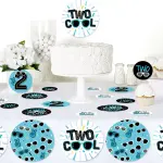 Big Dot of Happiness 27-Count Two Cool - Boy Giant Circle Confetti