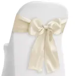 Lann's Linens Elegant Organza Chair Cover Sashes