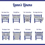 Lann's Linens Elegant Organza Chair Cover Sashes