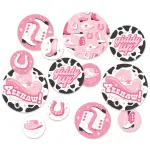 Big Dot of Happiness27-Count Rodeo Cowgirl Giant Circle Confetti!