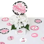 Big Dot of Happiness27-Count Rodeo Cowgirl Giant Circle Confetti!