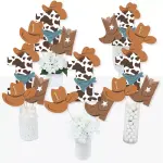 Big Dot of Happiness 15-Set My First Rodeo Centerpiece Sticks