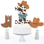 Big Dot of Happiness 15-Set My First Rodeo Centerpiece Sticks