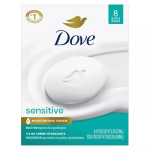 Dove Beauty Sensitive Skin Unscented Beauty Bar Soap -