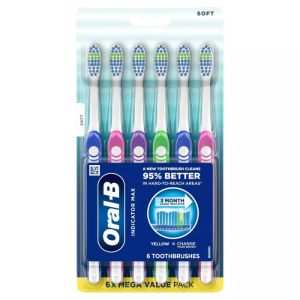 Oral-B Indicator Contour Clean Soft Bristle Manual Toothbrush