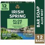 Irish Spring Bar Soap - Aloe 3.7oz/12pk