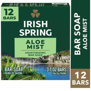 Irish Spring Bar Soap - Aloe 3.7oz/12pk