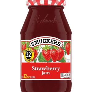 (2 pack) Smucker's Strawberry Jam, 32 Ounces