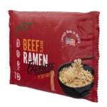 Ramen Express Beef Flavor Ramen Noodles, Vegan, Halal, Kosher, 3 oz Pouch, Pack of 12